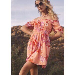 BP shirred puff sleeve prairie dress - Never Worn